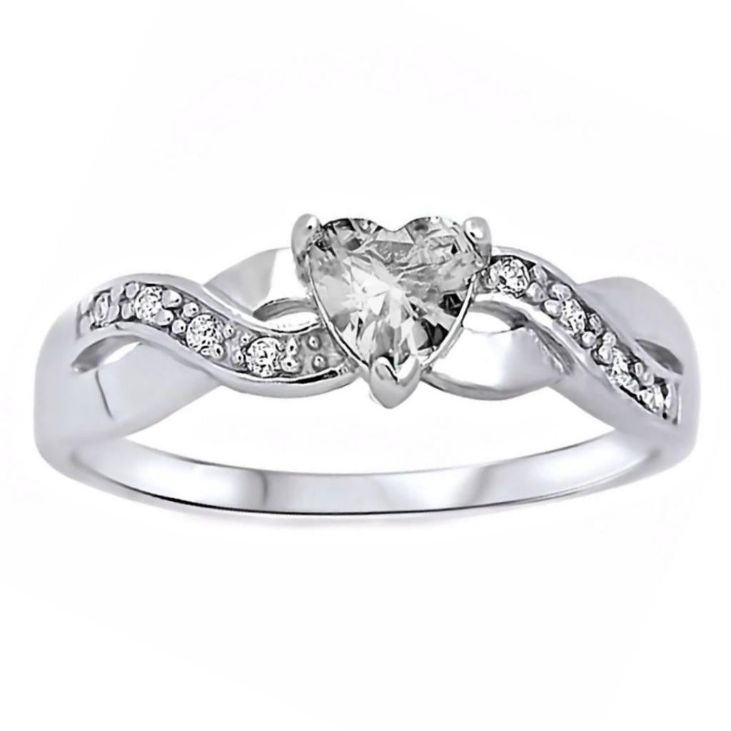 SuperJeweler Moissanite Engagement Rings in Engagement Rings - Walmart.com